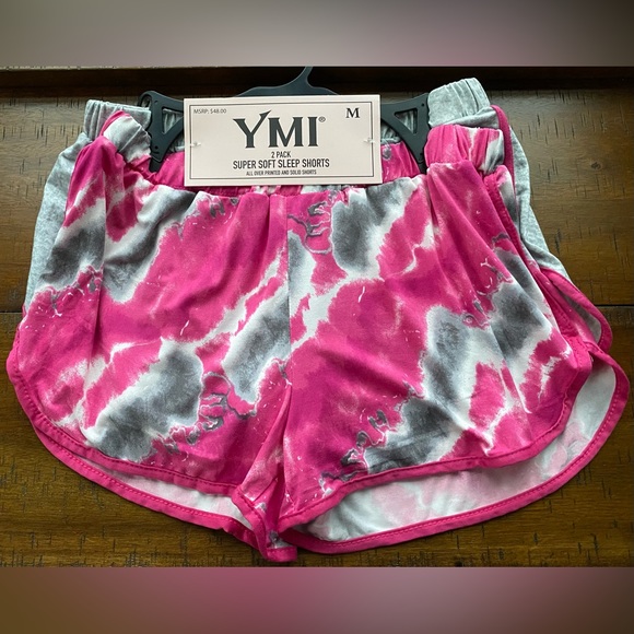 YMI Other - •NWT•YMI 2-Pack Super Soft Sleep Shorts